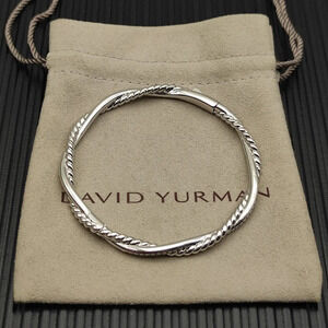David Yurman Silver Infinity Intertwined Bracelet